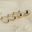 Miniatura: 14K SOLID GOLD BALL PIERCING, 3mm-4mm-5mm-6mm