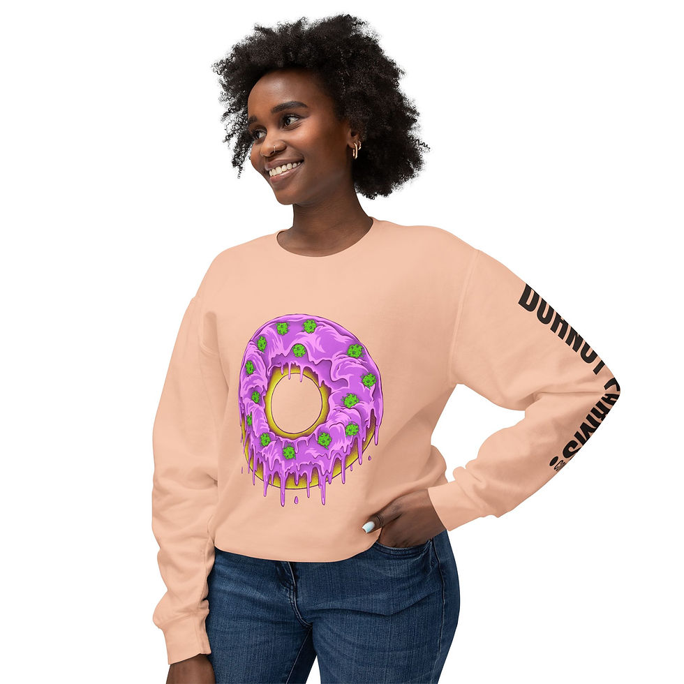 Dohnut Farms Unisex Lightweight Crewneck Sweatshirt
