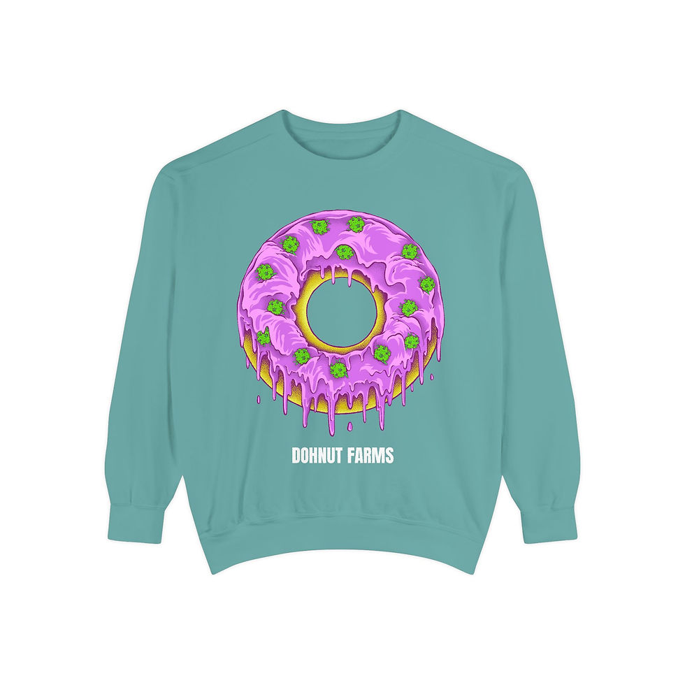 Dohnut Farms Unisex Garment-Dyed Sweatshirt