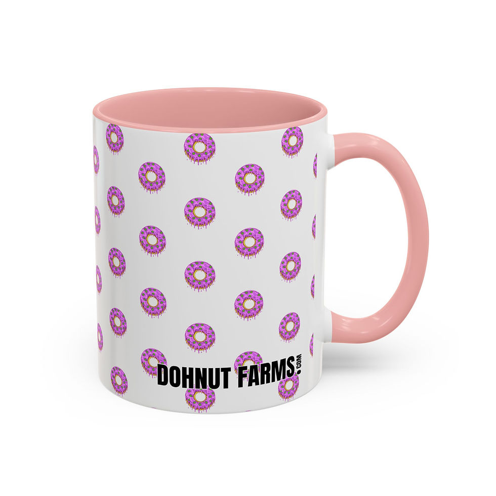 Dohnut Farms Accent Coffee Mug, 11oz