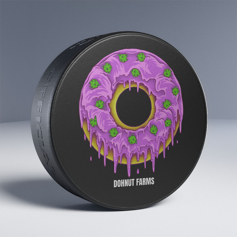 Dohnut Farms Hockey Puck
