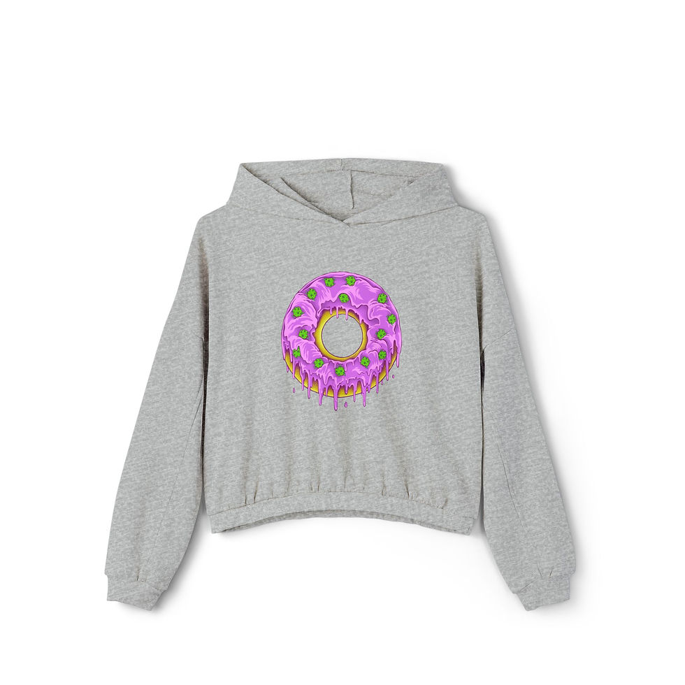 Dohnut Farms Women's Cinched Bottom Hoodie