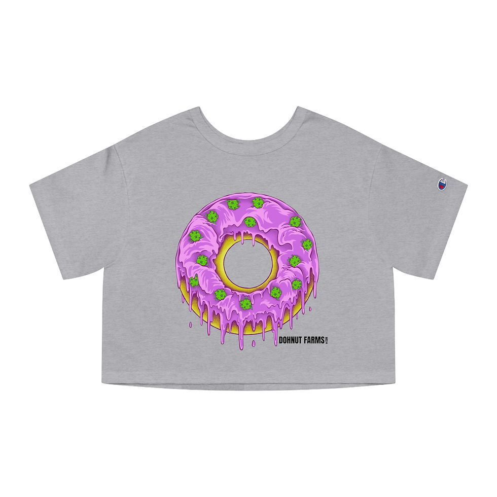 Dohnut Farms X Champion Women's Heritage Cropped T-Shirt