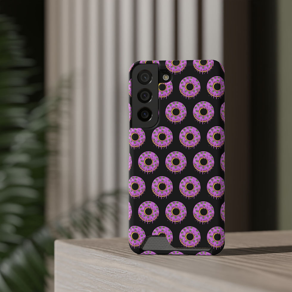 Dohnut Farms Glossy/Matte Phone Case With Card Holder