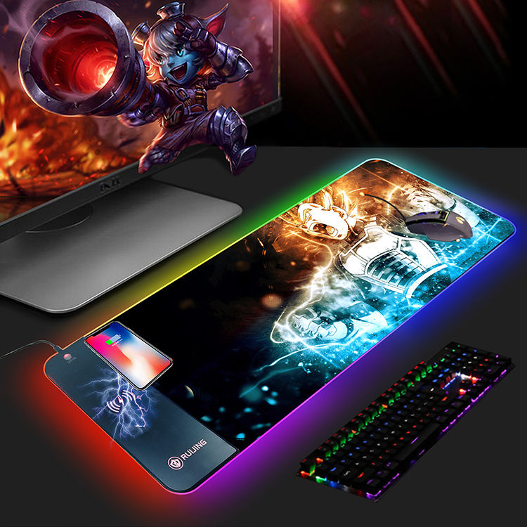 Thumbnail: Gaming 15W RGB Wireless Charger With Mouse Pad