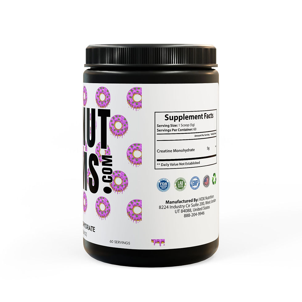 Creatine Monohydrate Supplement (300g, 10.58oz) - Dohnut Farms 