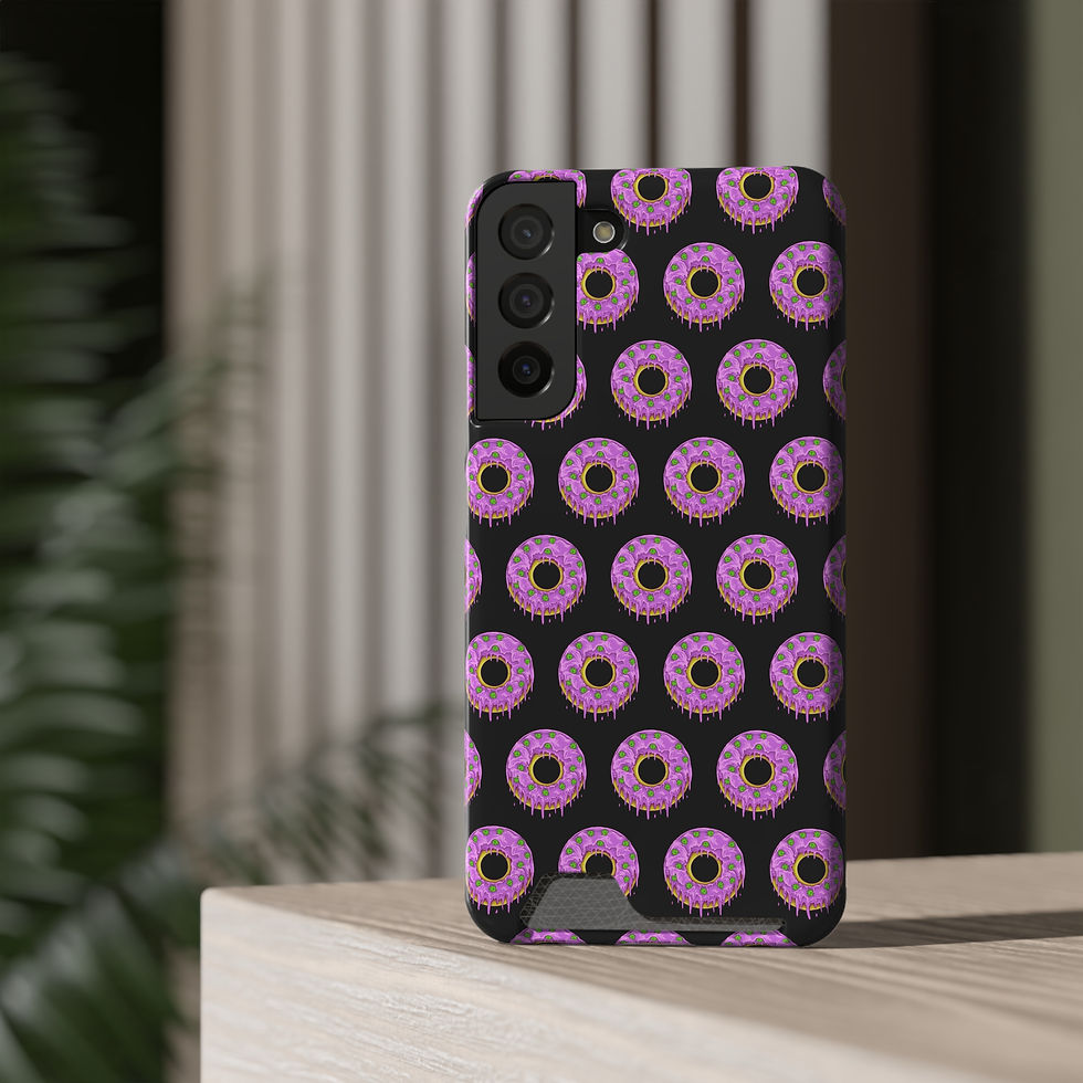 Dohnut Farms Glossy/Matte Phone Case With Card Holder