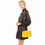 Thumbnail: Josie Mustard Yellow Leather Purse