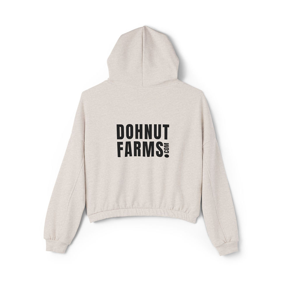 Dohnut Farms Women's Cinched Bottom Hoodie