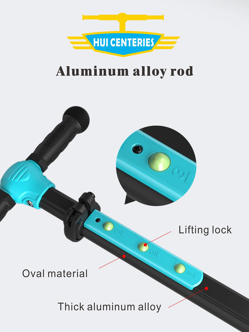 Flashing Wheel Scooter for Kids