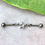 Thumbnail: 316L Stainless Steel Prong Set Star Chain Industrial Barbell