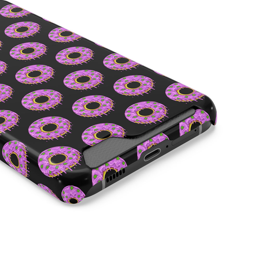 Dohnut Farms Glossy/Matte Phone Case With Card Holder