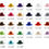 Wide Brim 2 Tone Party Hats Men Women Fedora Hats