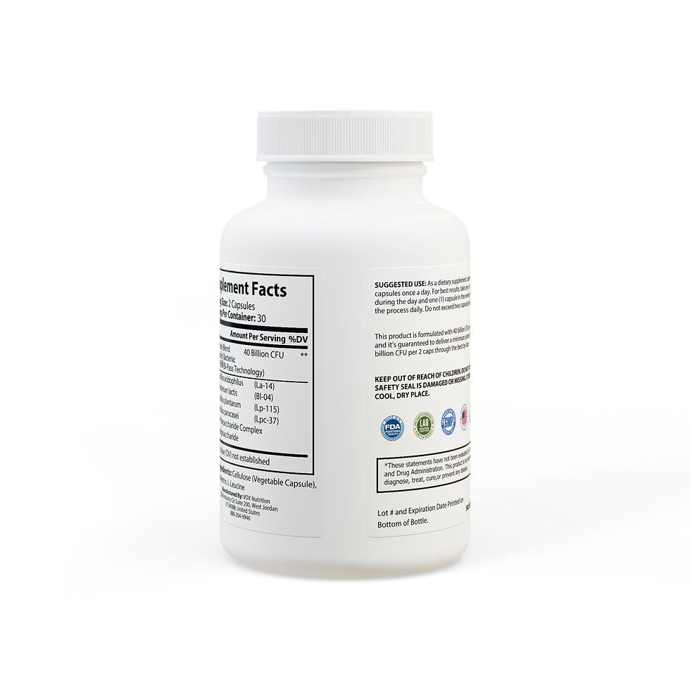 Probiotics Supplement (60 Capsules) - Dohnut Farms
