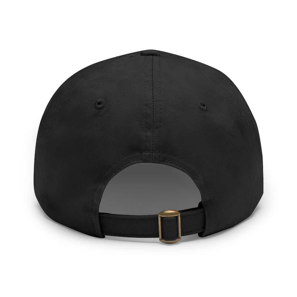 Dohnut Farms Dad Hat with Leather Patch (Rectangle)