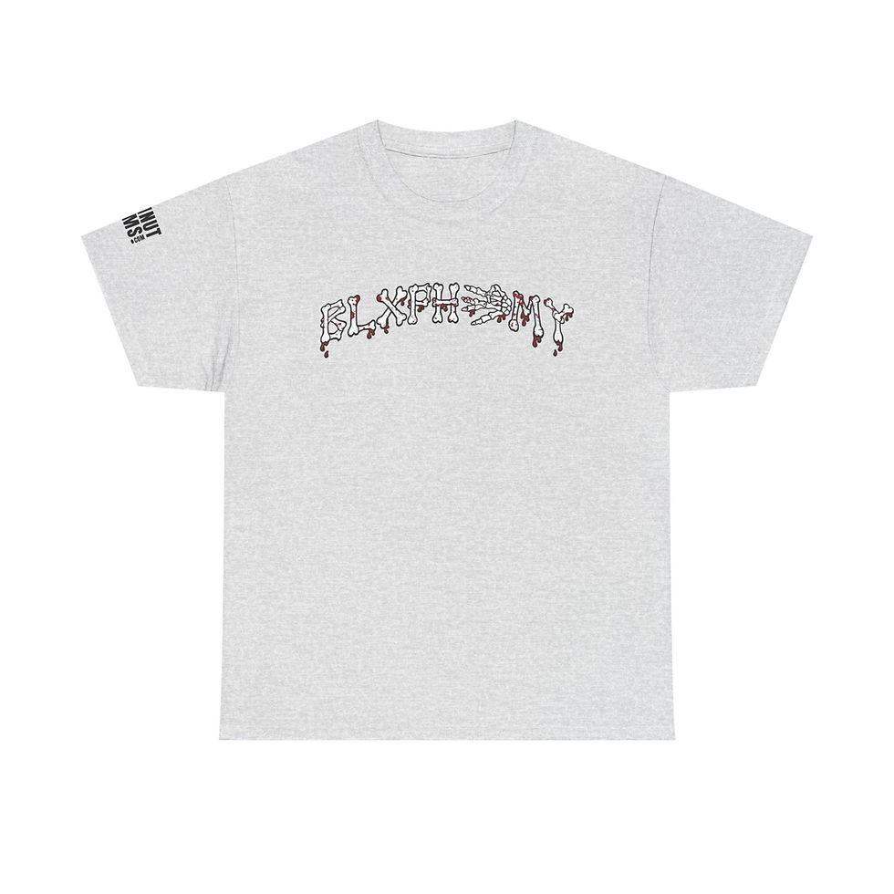Thumbnail: BLXPH3MY -  Bloody Grunge Graphic T-Shirt