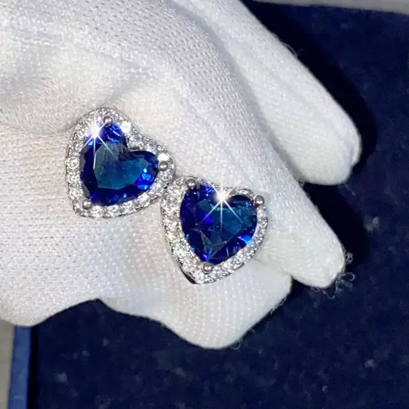 Thumbnail: CC Heart Rings Silver Zirconia Ring
