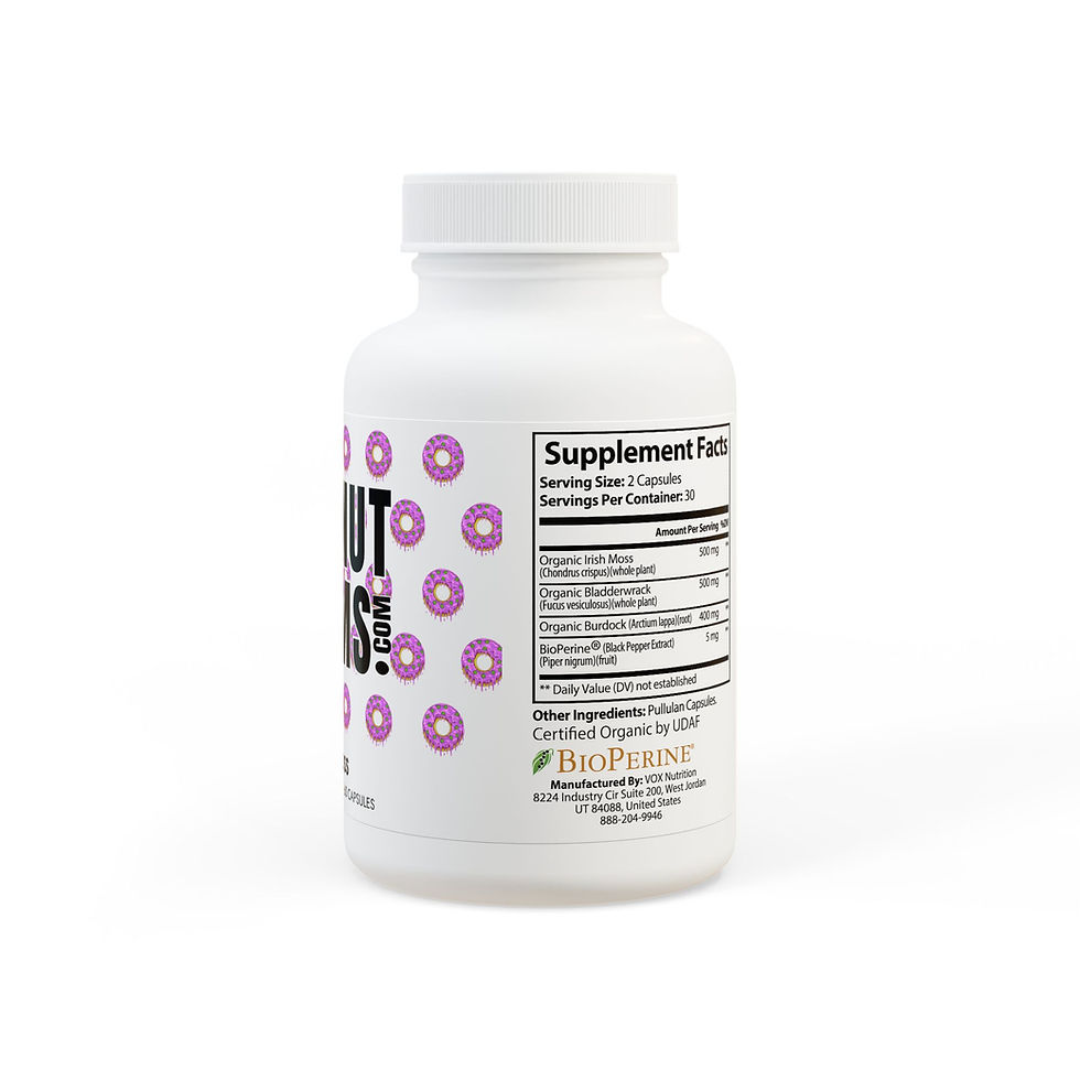 Sea Moss Supplement (60 Capsules) - Dohnut Farms 