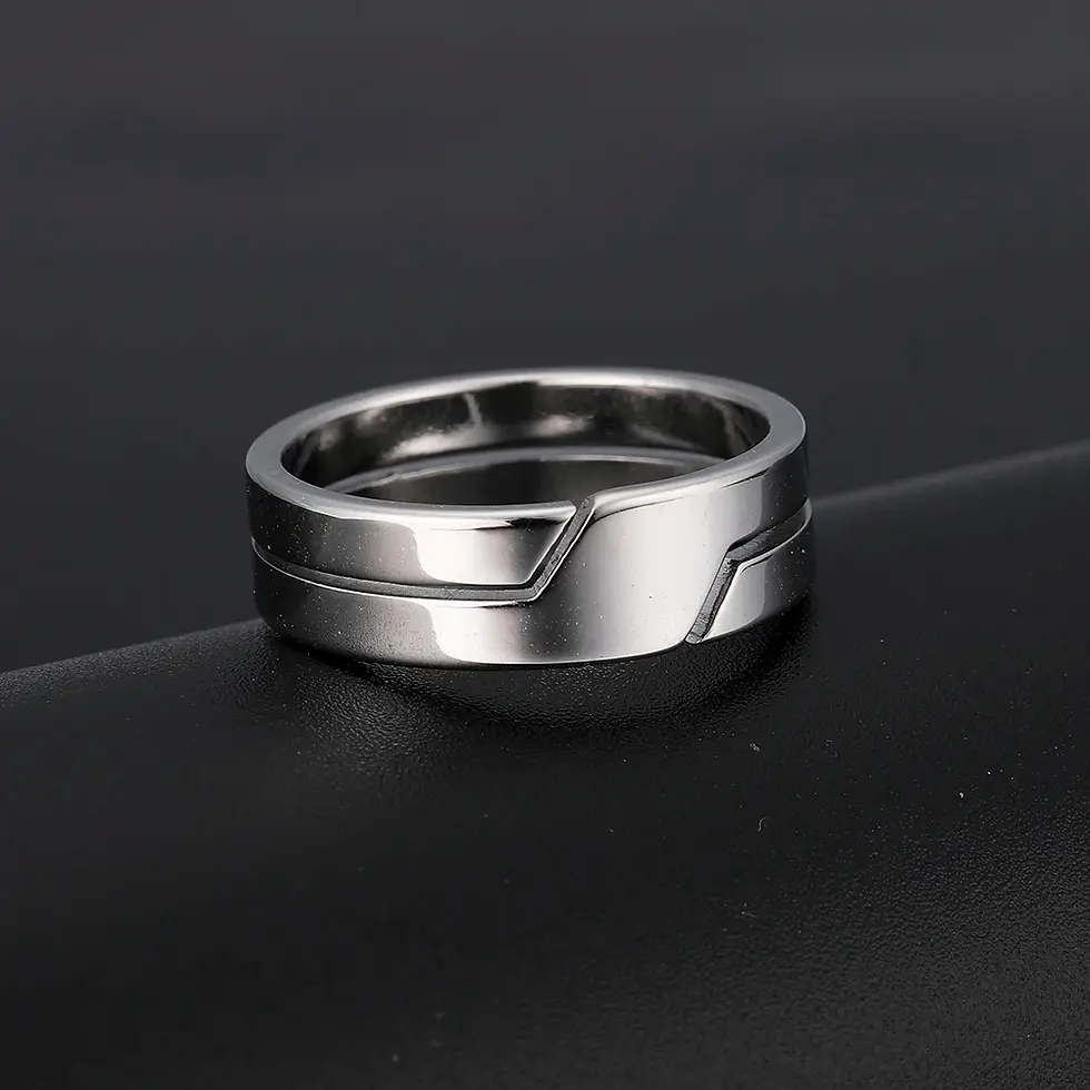 Miniatura: Stainless Steel Couple Rings