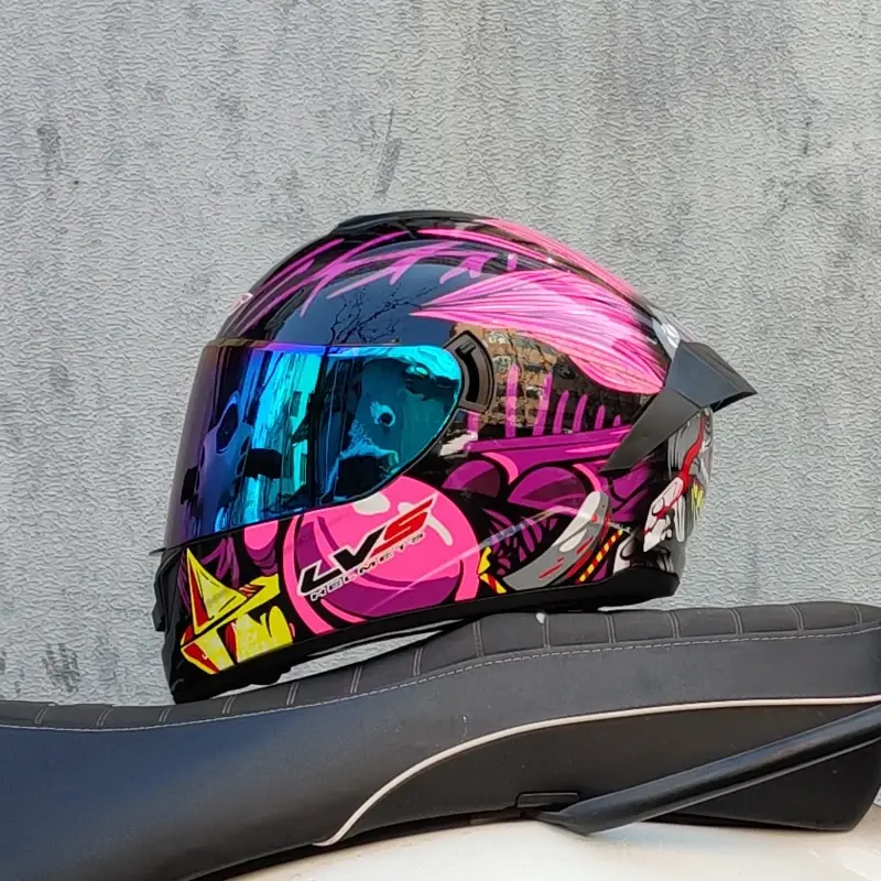 Thumbnail: Winter Warm Double Visor Motorcycle Helmet Motorbike Sports Helmet