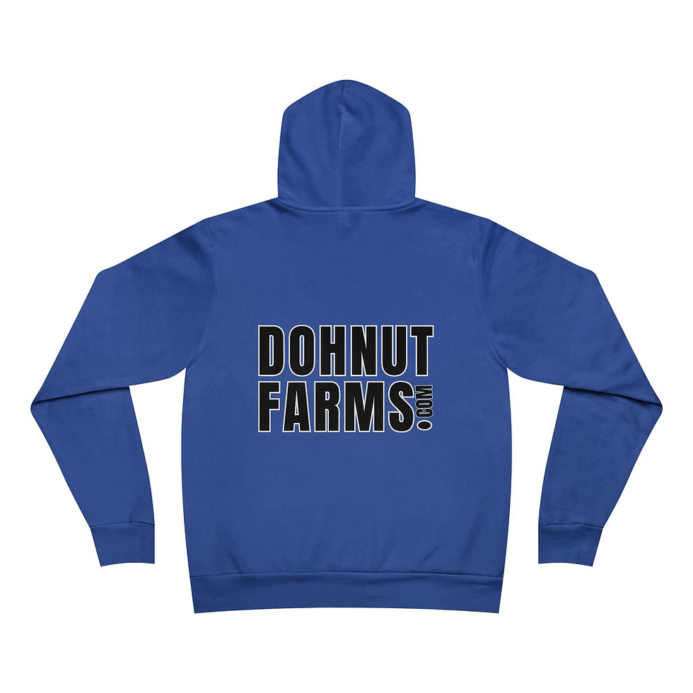 Dohnut Farms Unisex Sponge Fleece Pullover Hoodie