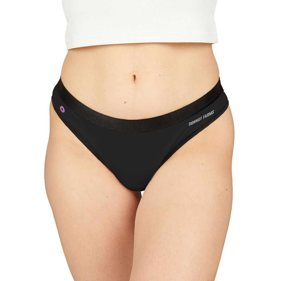 Dohnut Farms Women's Thongs (AOP)