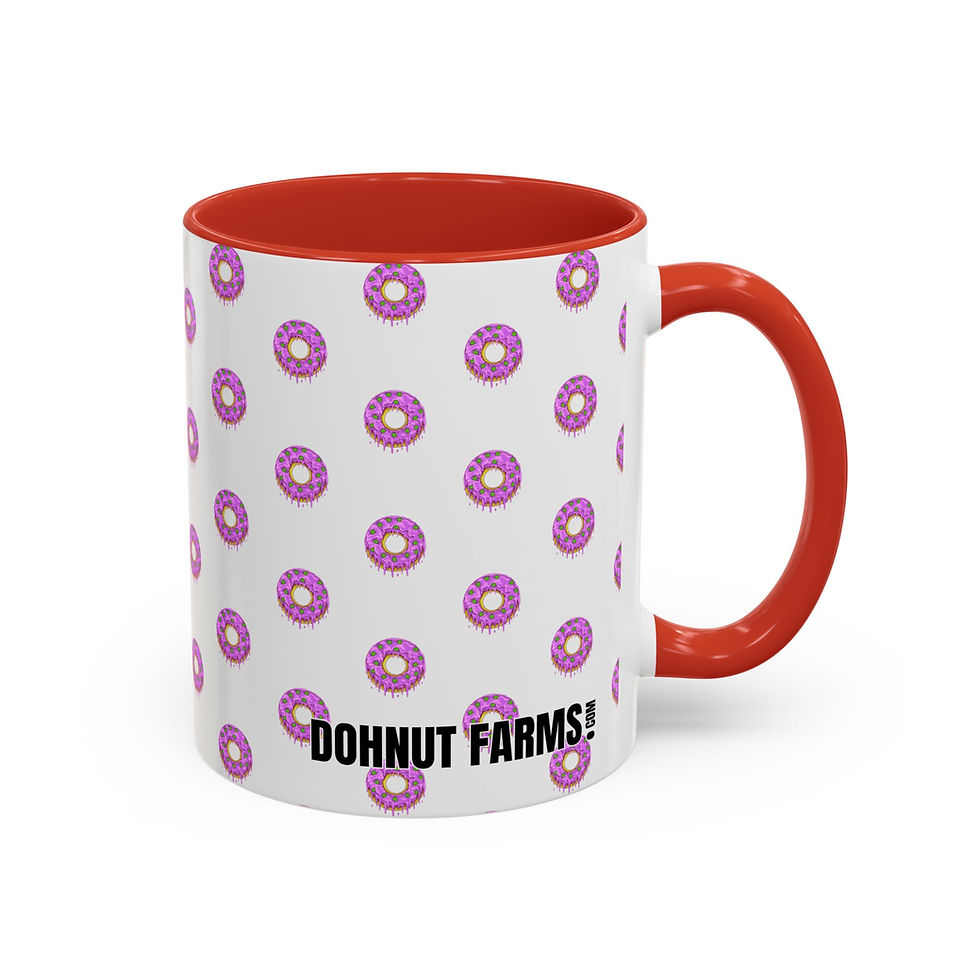 Dohnut Farms Accent Coffee Mug, 11oz