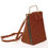 Thumbnail: Heidi Brown Leather Backpack Purse