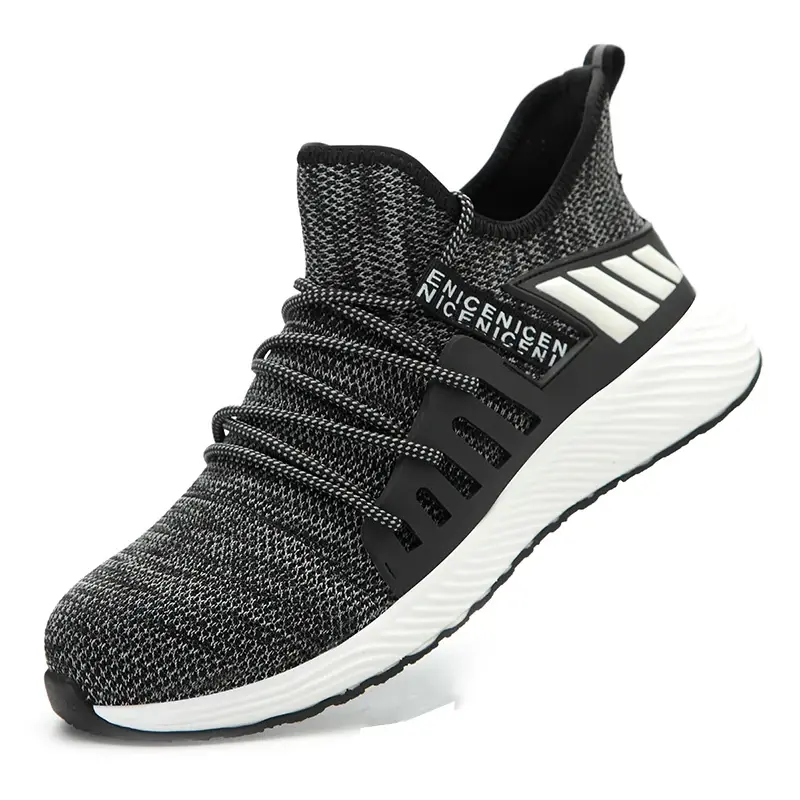 Miniatura: Safety Work Shoes Men Anti-Smashing Indestructible Steel Toe Cap Shoes