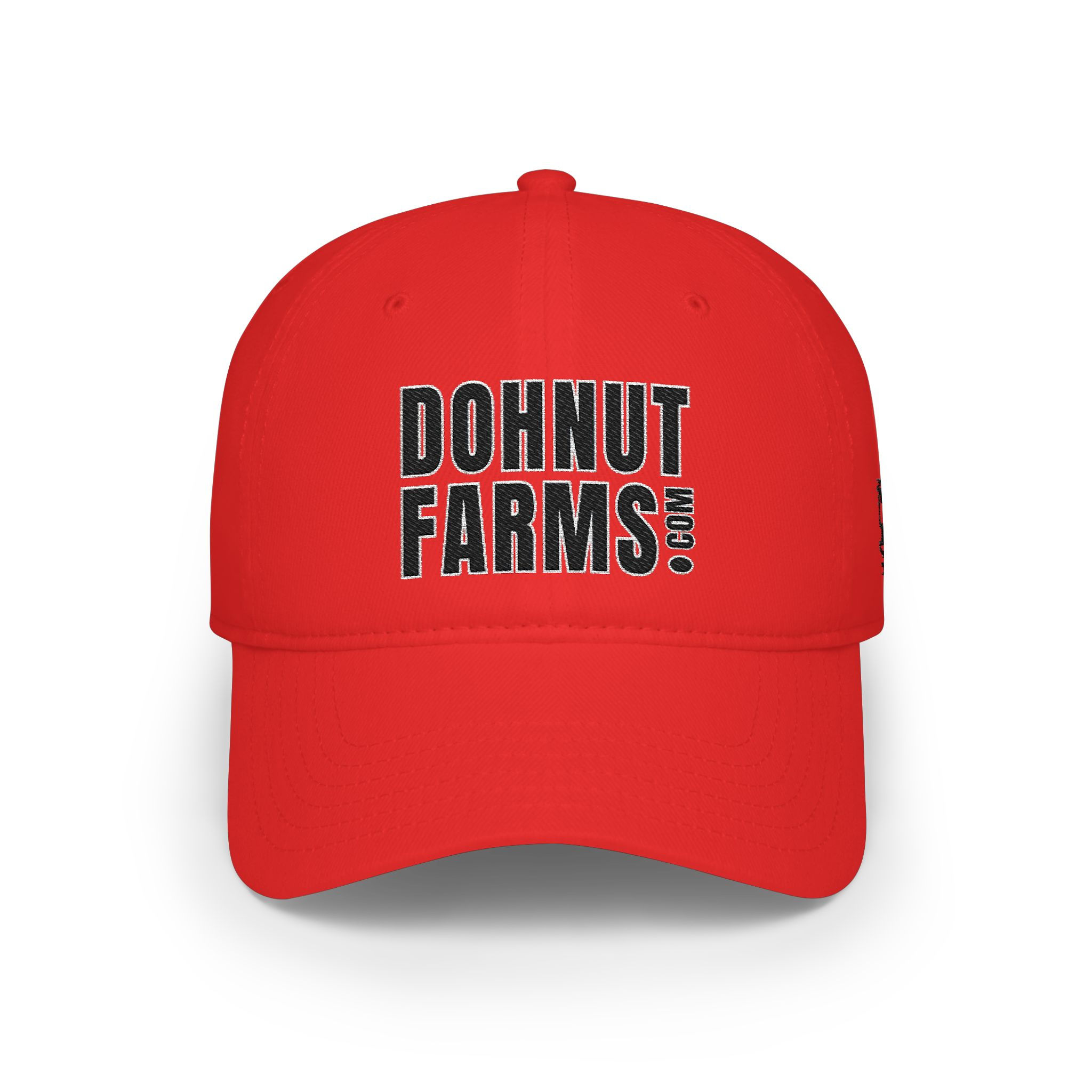 "Dohnut Farms" Embroidered Low-Profile Hat
