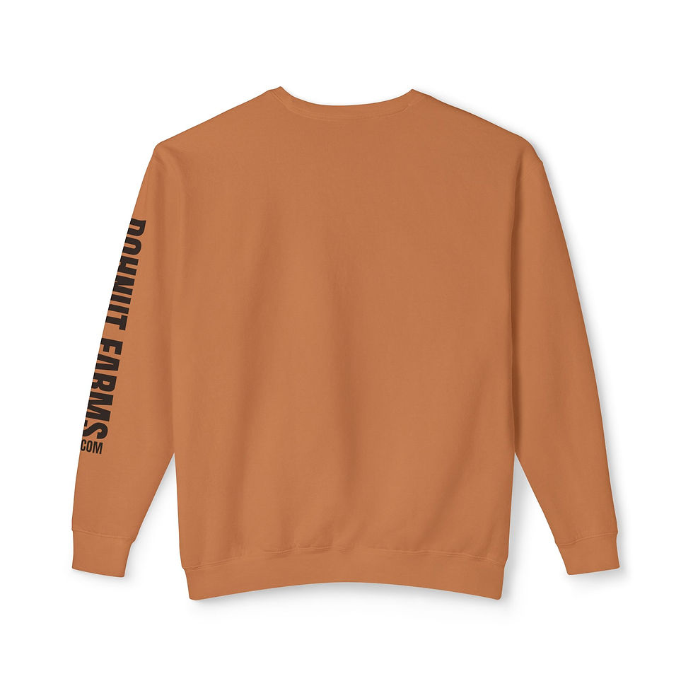 Dohnut Farms Unisex Lightweight Crewneck Sweatshirt