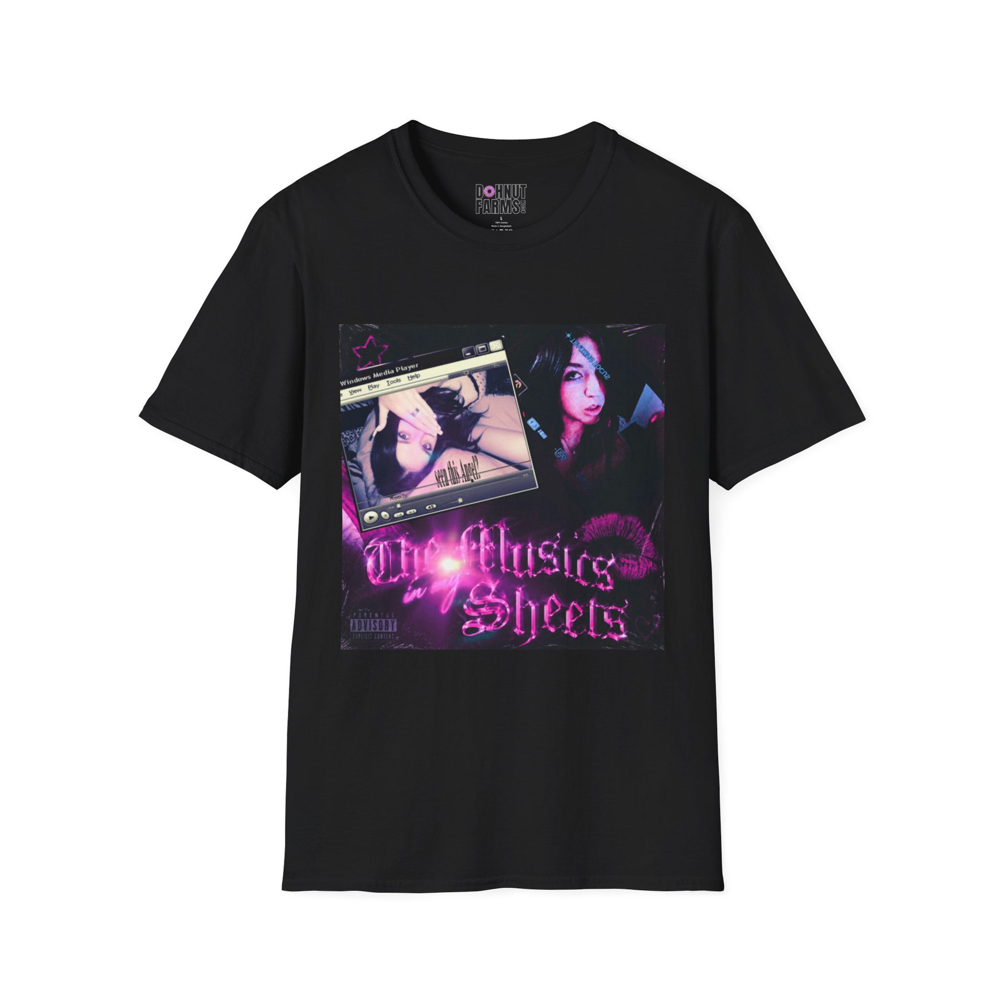 PWOWZERS 'Music in my Sheets' ALBUM T‑Shirt