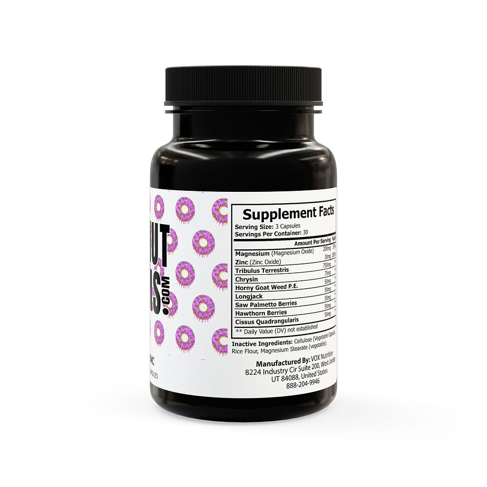 Magnesium Zinc Supplement (90 Capsules) - Dohnut Farms 