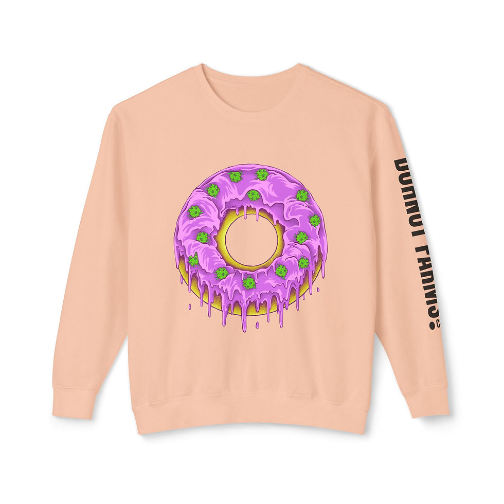 Dohnut Farms Unisex Lightweight Crewneck Sweatshirt