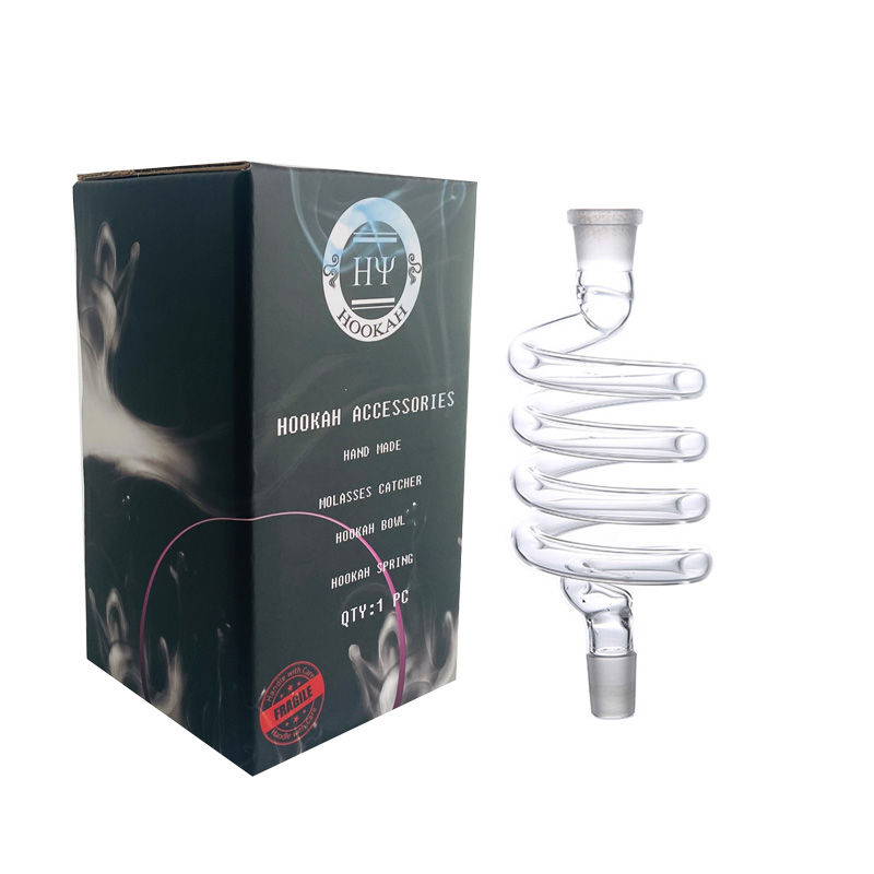 Miniatura: Hookah Tube Glass Smoking Rotating Spiral