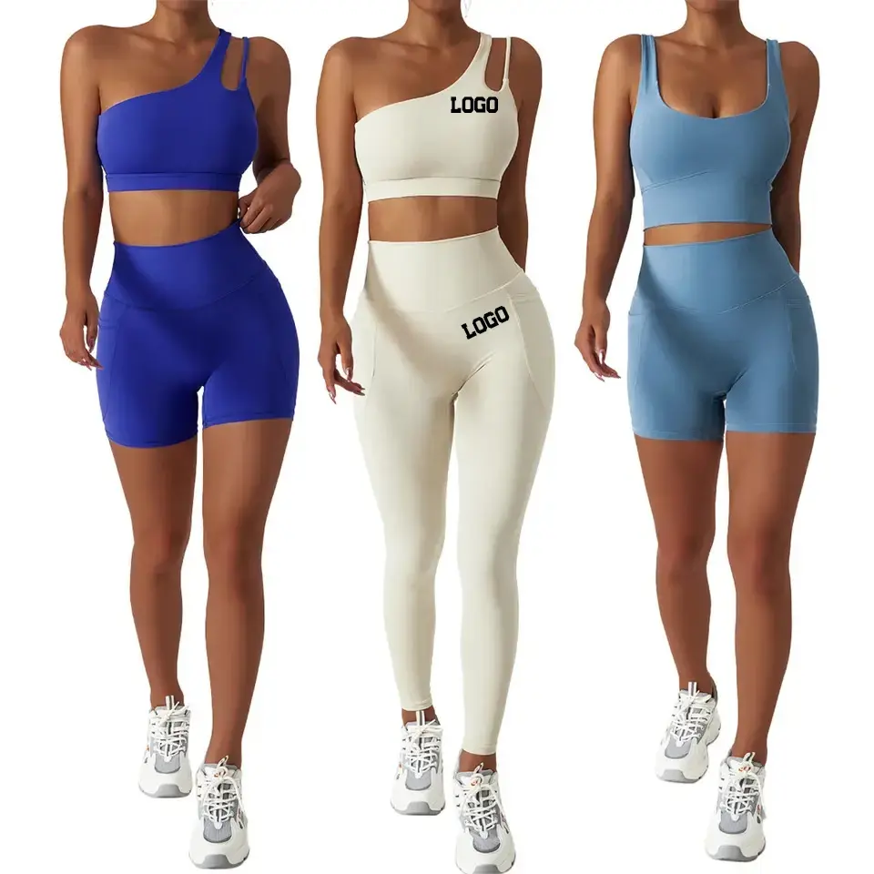 Yoga Leggings Running Workout Clothing Yoga Suit Top Sports Wear Gym Fitness Set