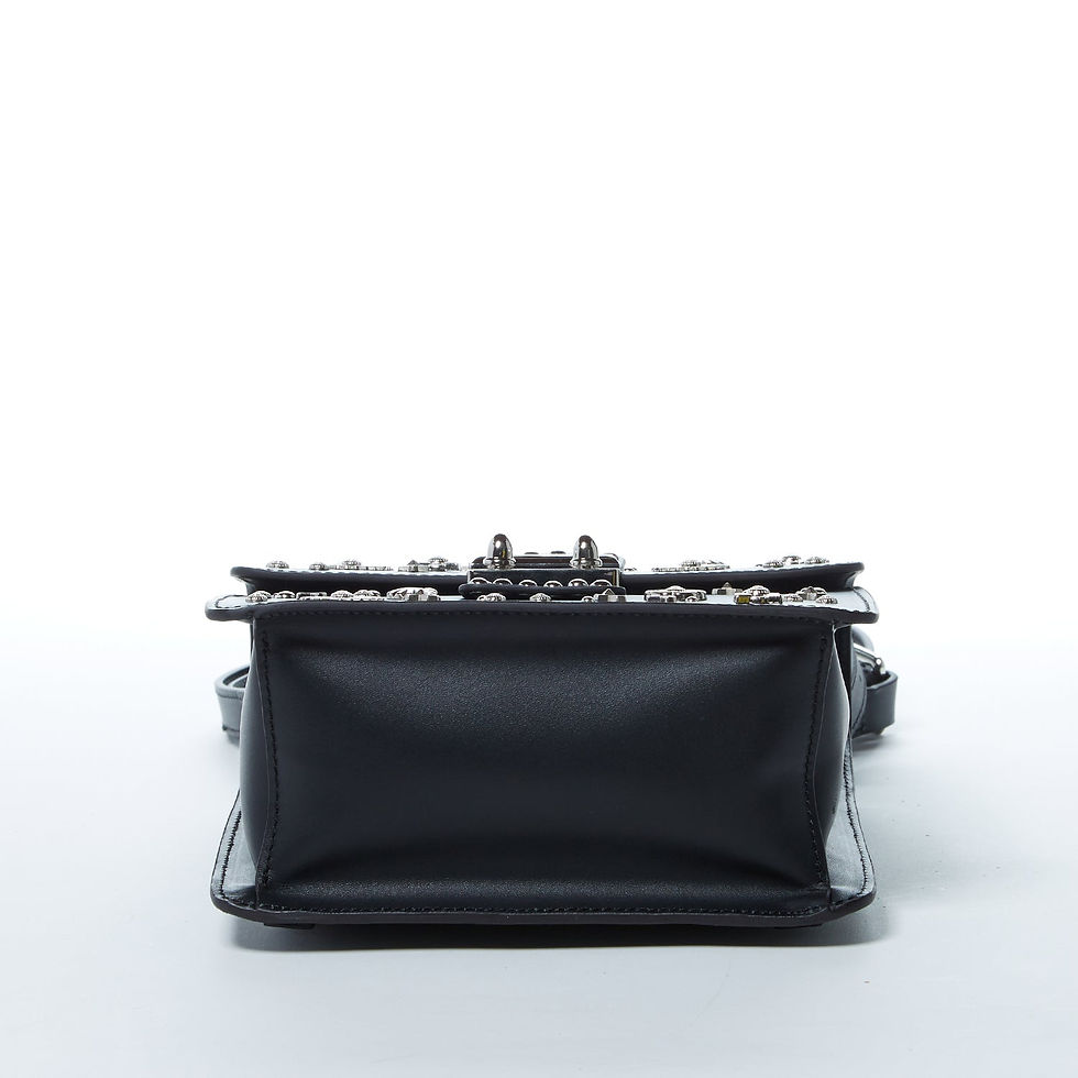 Thumbnail: The Hollywood Backpack Purse Leather Black