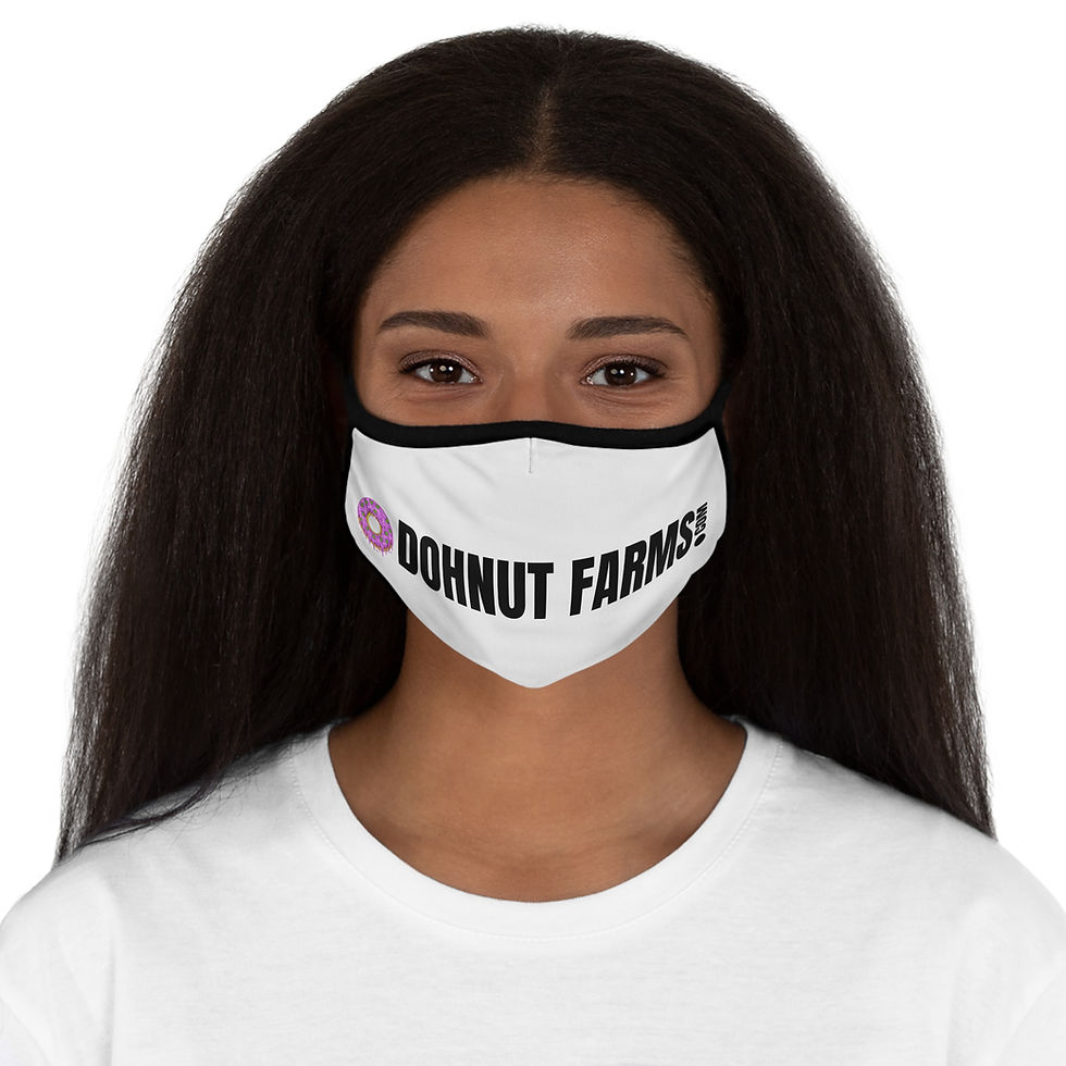 Dohnut Farms Fitted Polyester Face Mask