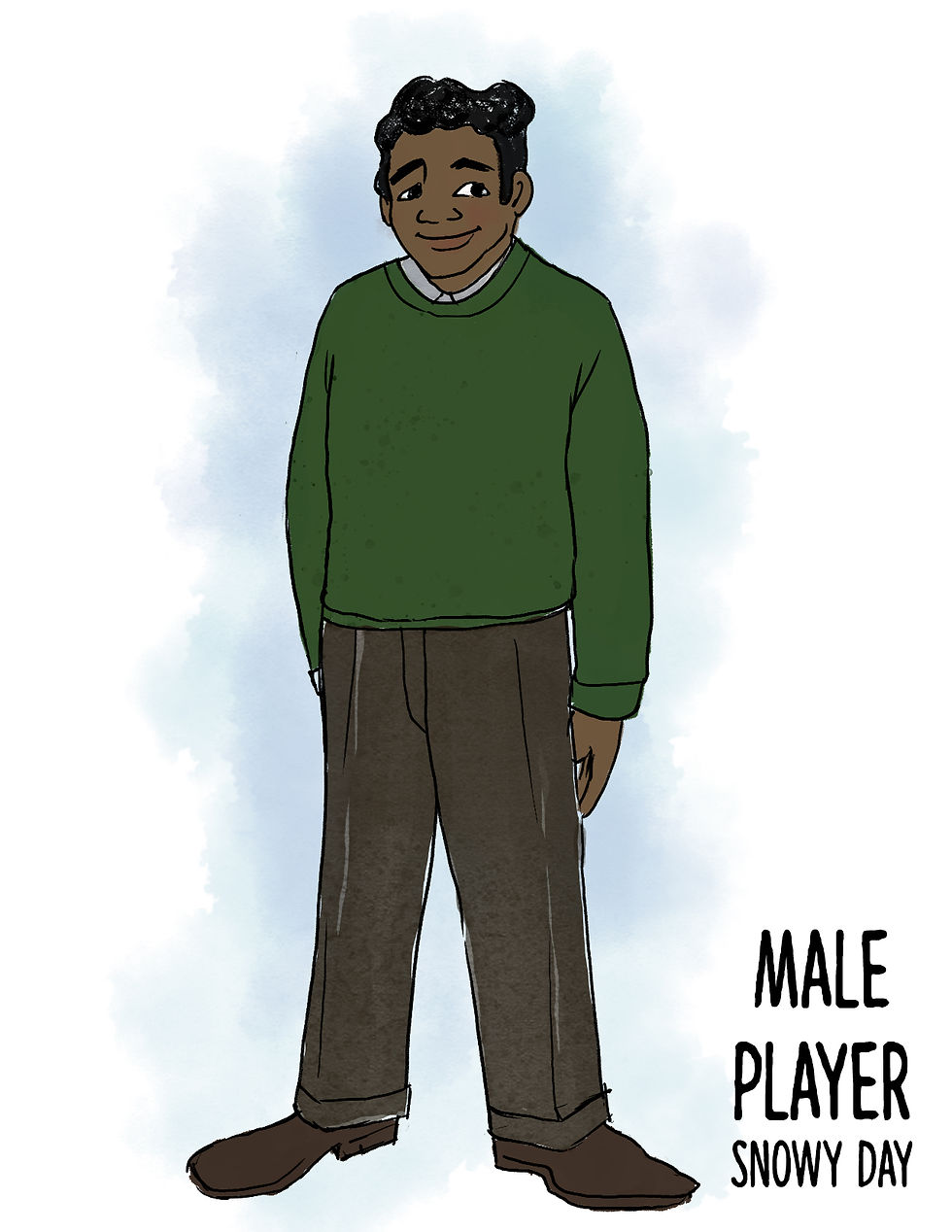 Male snowy