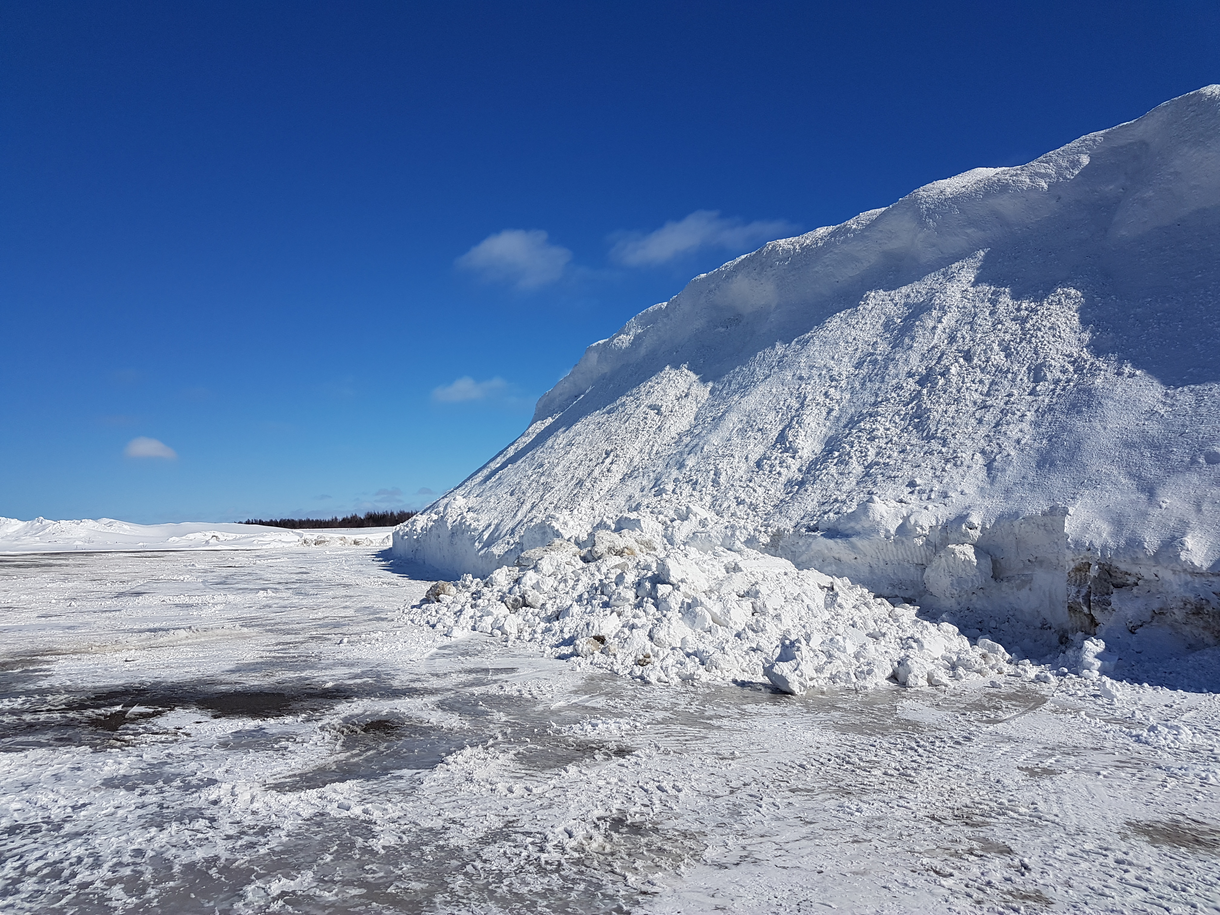 Dépôt à neige