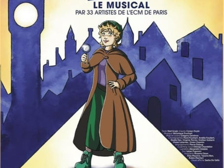 Nos élèves sur scène dans "Miss Sherlock Holmes"