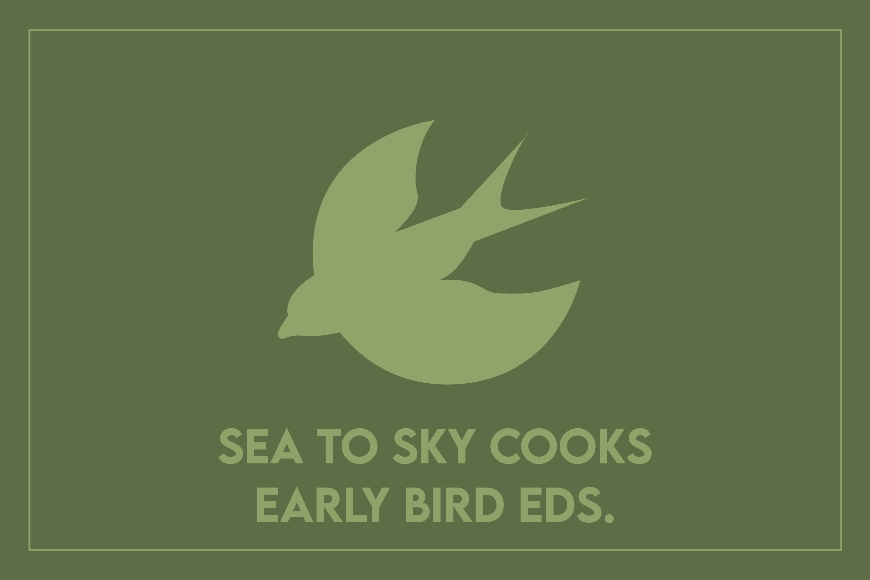 Early Bird First Edition · LIMITED 100