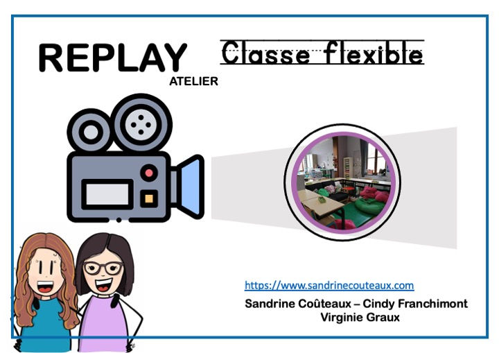Affiche publicitaire du replay de l'atelier classe flexible
