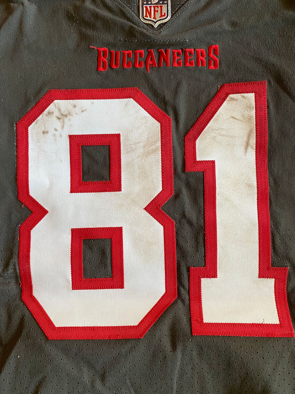 Thumbnail: GAME WORN Signed Antonio Brown Tampa Bay Buccaneers Nike Authentic Jersey
