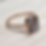 rectangle ring large size keepsake memorial baby hair first lock