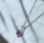 round prong memorial pendant necklace made with memorial cremation ashes