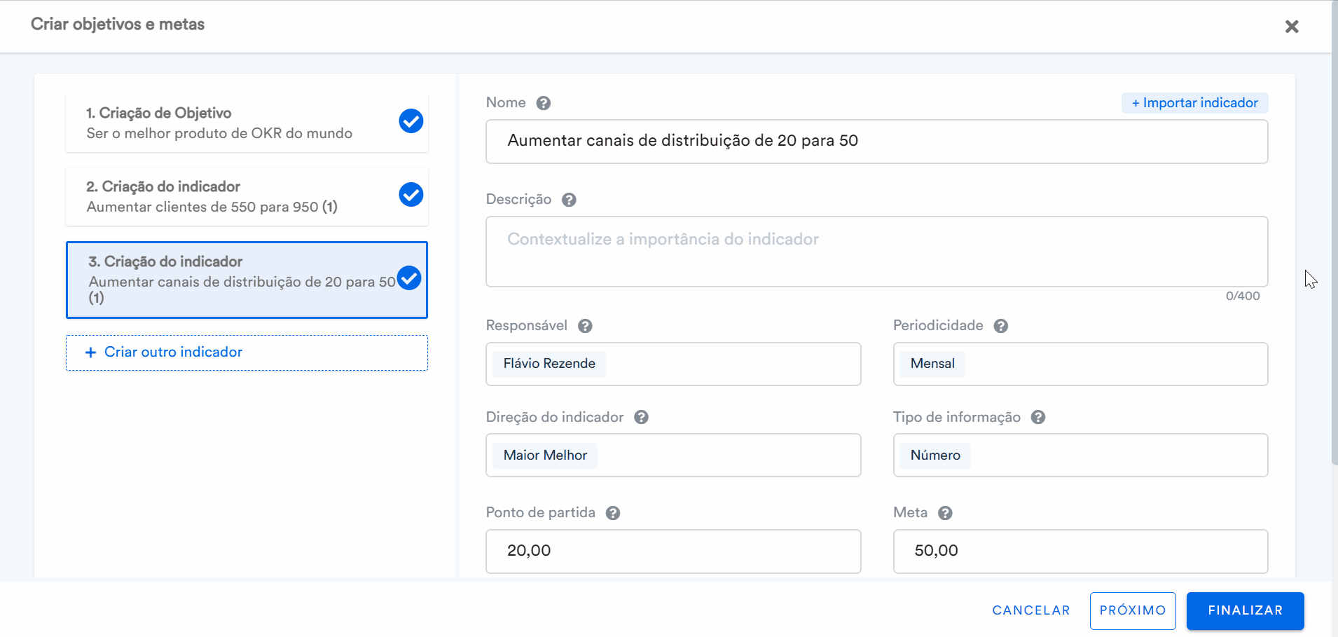 Elofy e feedback contínuo