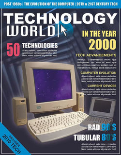 Faux Computer Magazine Cover InDesign and Photoshop 1_2_22