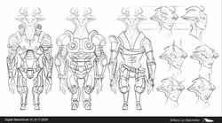 Digital Sketchbook Soldier Alien