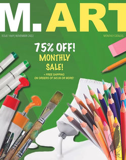 M.ART Catalog Front Cover InDesign and Photoshop 1_2_22